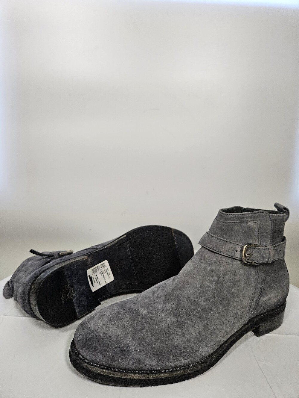 JO GHOST Gray Suede Ankle Boot Men Sz 13 Made In Italy NEW